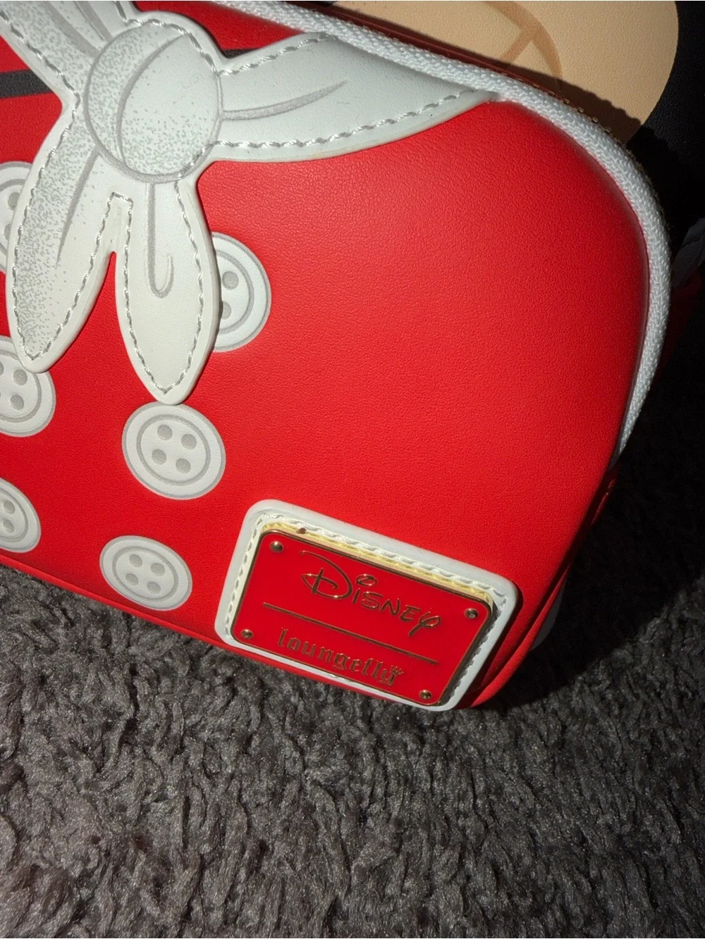 Loungefly Minnie Mouse Red, White & Black Mini Backpack
